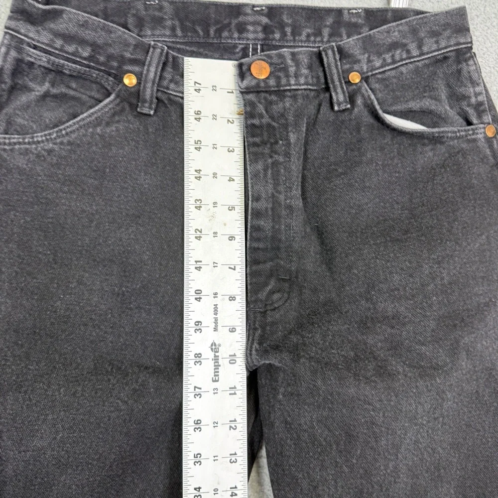 Vintage Wrangler 13MWZWK Cowboy Cut Jeans Mens 32x36 Faded Black Made in USA